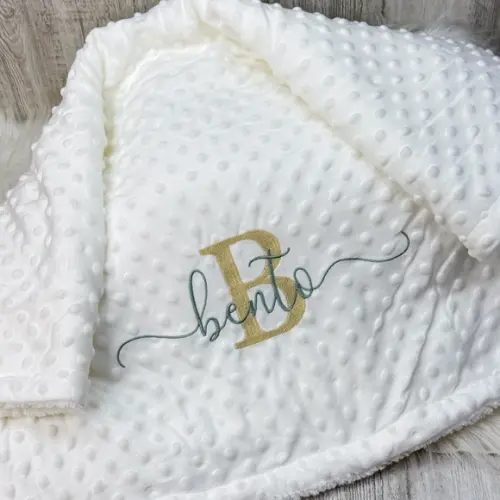 Kit Cobertor Bebê e Naninha Personalizados