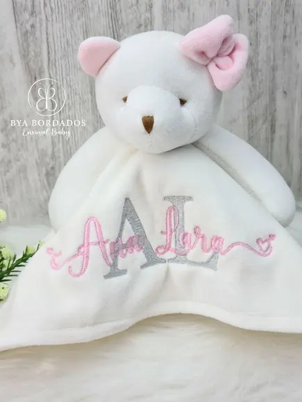Kit Cobertor Bebê e Naninha Personalizados