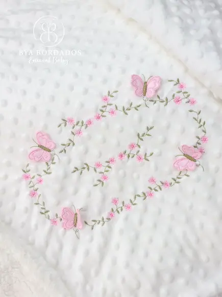 Kit Cobertor Bebê e Naninha Personalizados