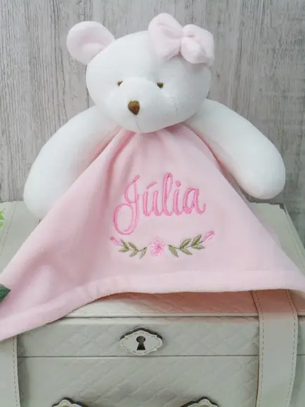 Kit Cobertor Bebê e Naninha Personalizados