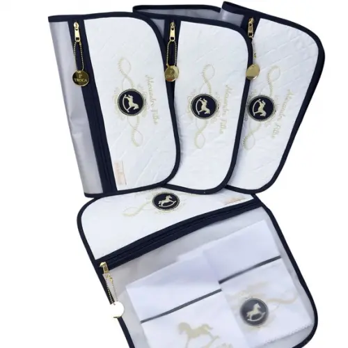Kit Enxoval Bebê Bordado Cavalinho no Balanço
