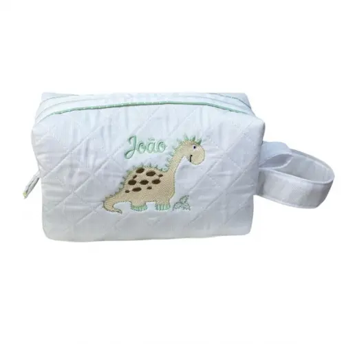 Kit Enxoval Bebê Bordado Dinossauros