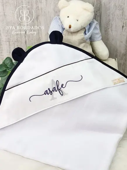 Kit Enxoval Bebe Bordado Nome Sobreposto