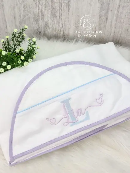 Kit Enxoval Bebe Bordado Nome Sobreposto