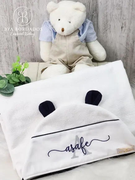 Kit Enxoval Bebe Bordado Nome Sobreposto
