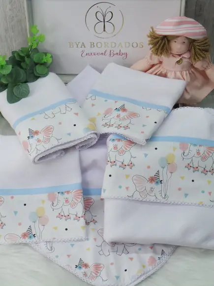 Kit Enxoval Bebê Elefantinha