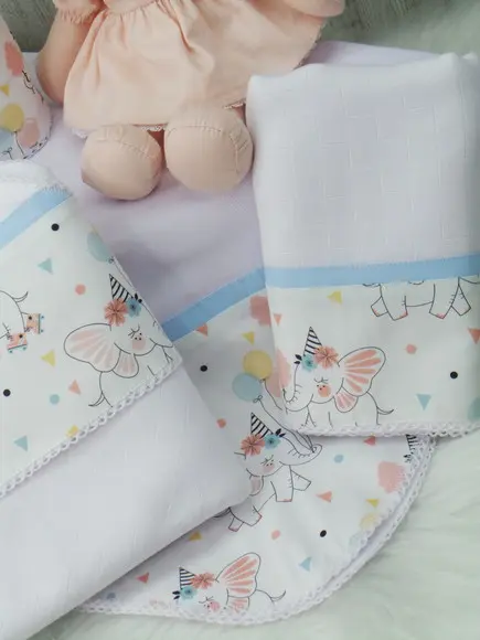 Kit Enxoval Bebê Elefantinha