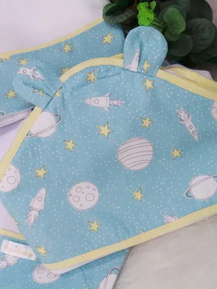Kit Enxoval Bebê Espaço Incluso Nome do Bebê