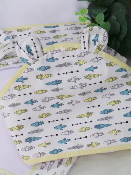 Kit Enxoval Bebê Foguete Incluso Nome do Bebê
