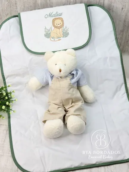 Kit Enxoval Bebê Maternidade Personalizado Safari