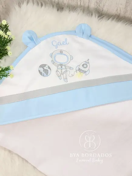 Kit Enxoval Bebê Personalizado Astronauta