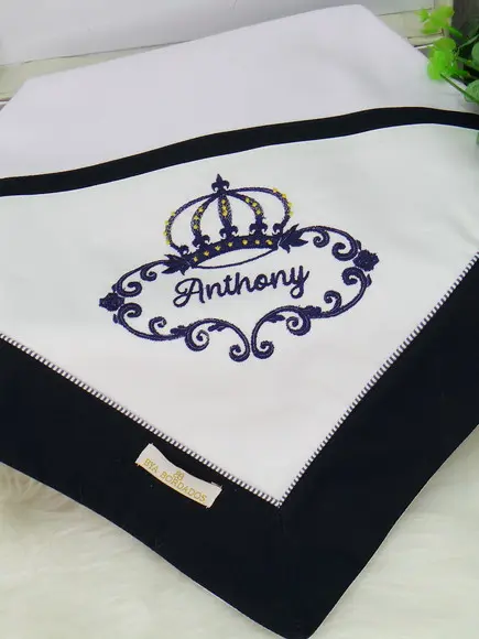 Kit Enxoval Bebê Personalizado Coroa