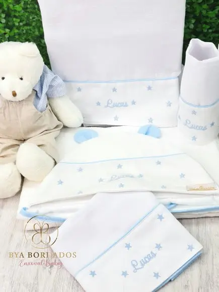 Kit Enxoval Bebê Personalizado Estrelinha