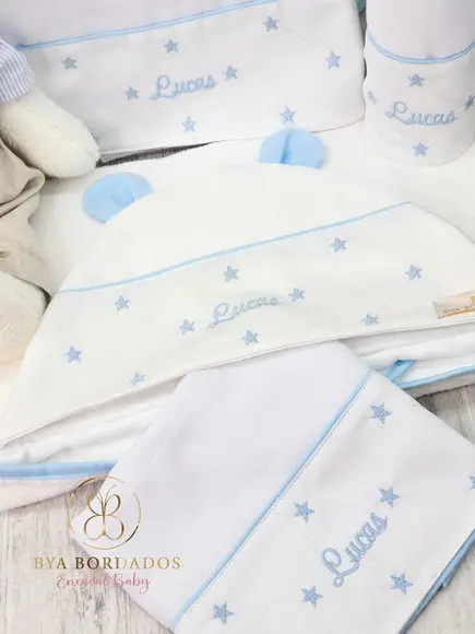 Kit Enxoval Bebê Personalizado Estrelinha