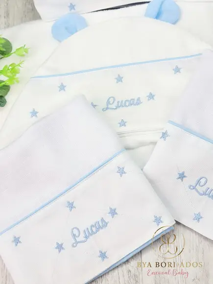Kit Enxoval Bebê Personalizado Estrelinha