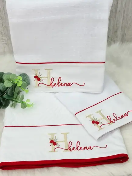 Kit Enxoval Bebê Personalizado Monograma