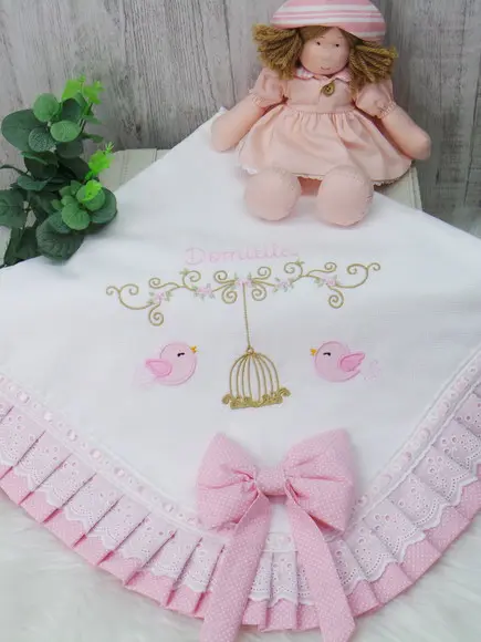 Kit Enxoval Bebê Personalizado Jardim Encantado