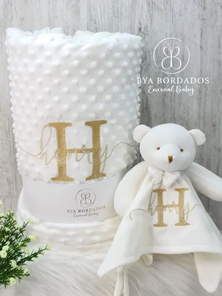 Kit Enxoval Bebê Personalizado Nome Sobreposto