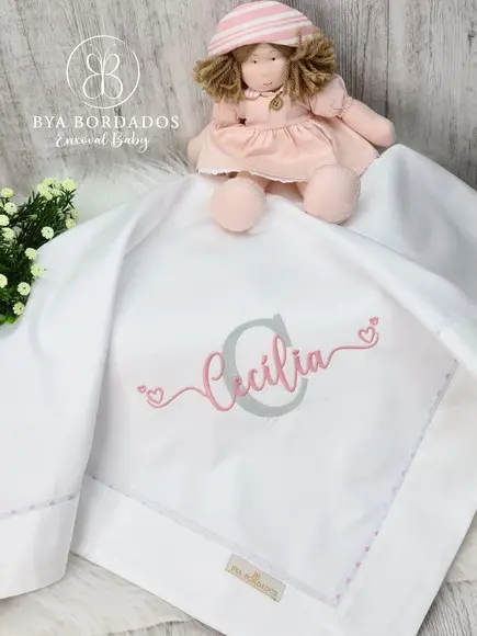 Kit Enxoval Bebê Personalizado Nome Sobreposto