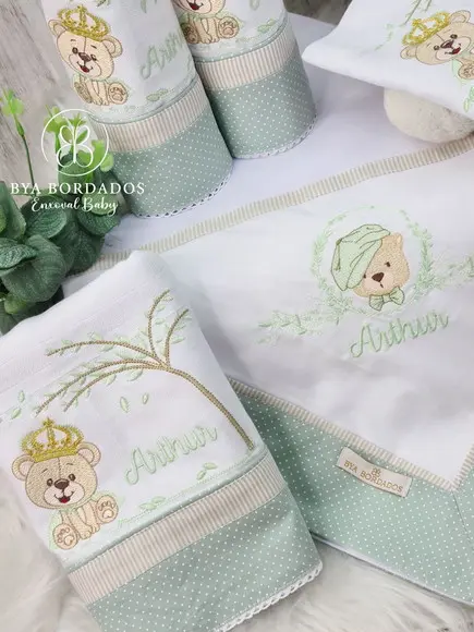 Kit Enxoval Bebê Personalizado Ursinho