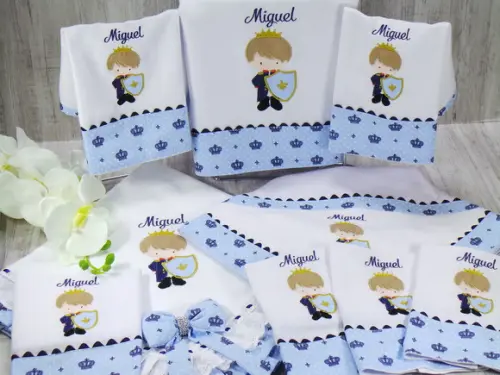 Kit Enxoval Bebê Príncipe