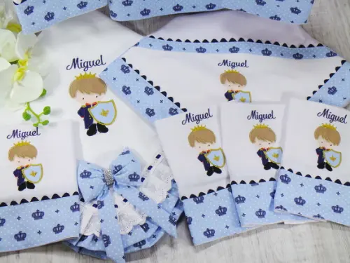 Kit Enxoval Bebê Príncipe