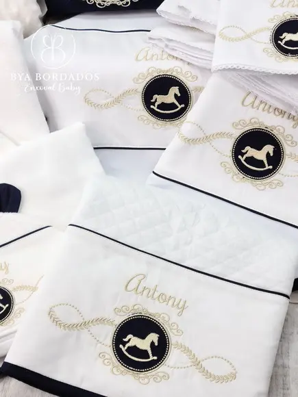 Kit Enxoval Maternidade Bebê Cavalinho