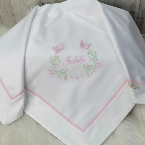 Kit Enxoval Maternidade Personalizado Menina Bordado