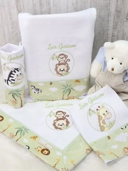 Kit Enxoval Personalizado Safari