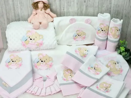 Kit Enxoval Personalizado Ursinha