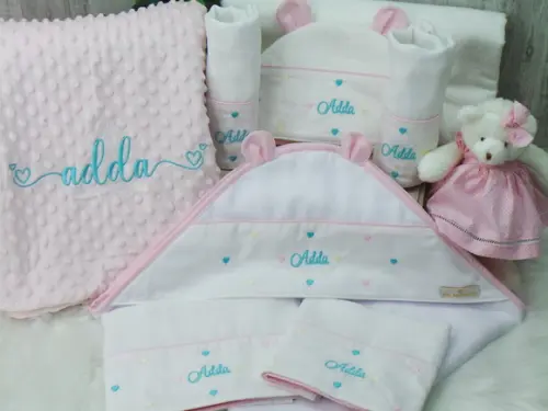 Kit Enxoval Treliça Corações