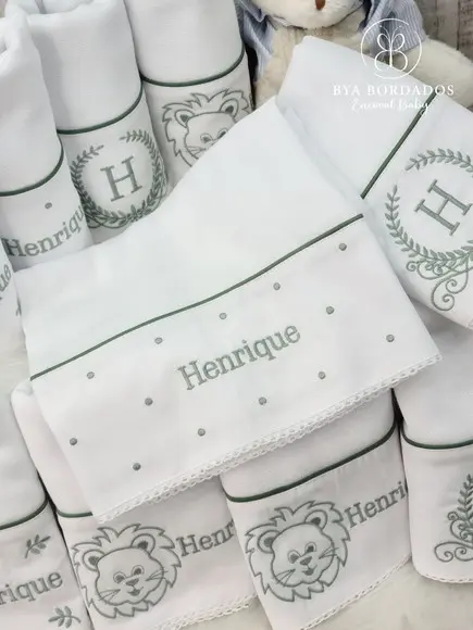 Kit Fralda Boca Bebê Personalizada