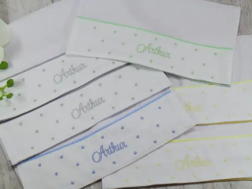Kit Fralda de Boca Personalizada Poá