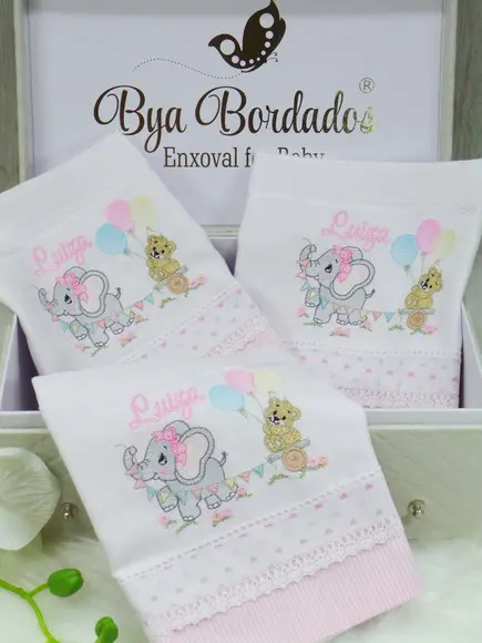 Kit Fralda de Boca Elefantinha