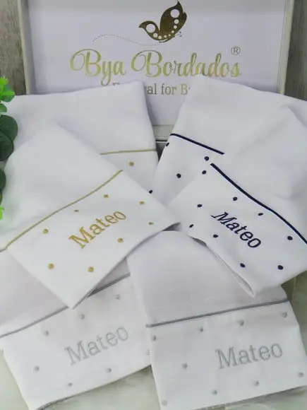 Kit Fralda Ombro e Boca Poá