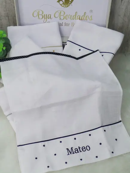 Kit Fralda Ombro e Boca Poá