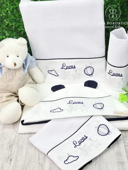 Kit Fraldas com Toalha Varalzinho Brinquedo
