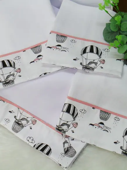 Kit Fraldas e Cueiro Bebê Incluso Nome do Bebê