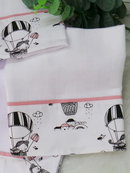 Kit Fraldas e Cueiro Bebê Incluso Nome do Bebê
