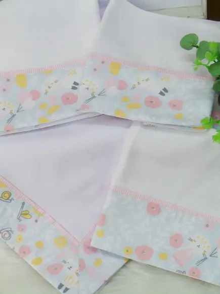 Kit Fraldas e Cueiro Bebê Incluso Nome do Bebê