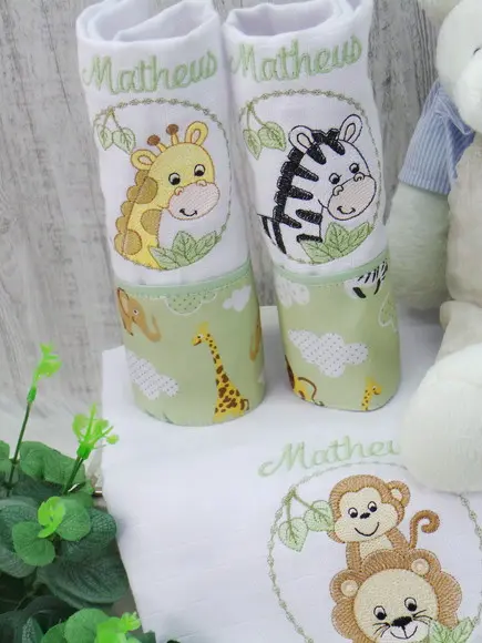 Kit Fraldas Safari e Naninha