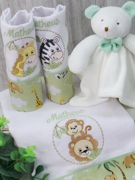 Kit Fraldas Safari e Naninha