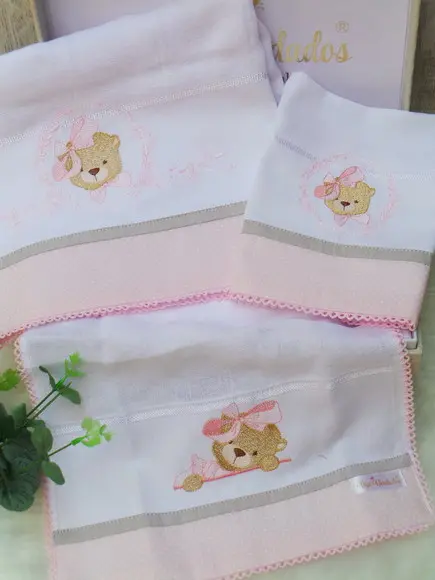 Kit Fraldas Ursinha Personalizada