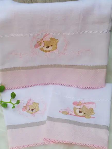 Kit Fraldas Ursinha Personalizada