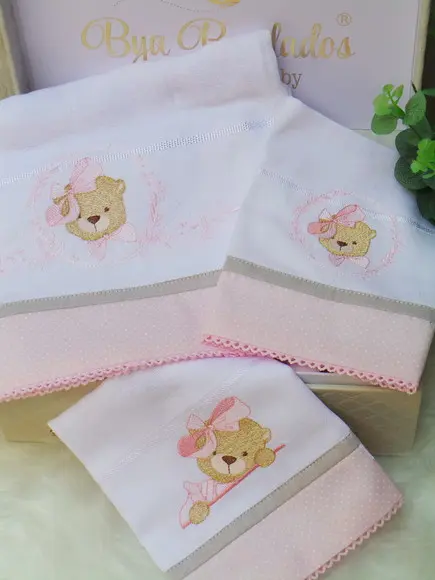 Kit Fraldas Ursinha Personalizada