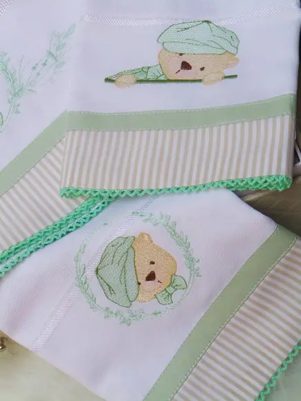 Kit Fraldas Ursinho Personalizada