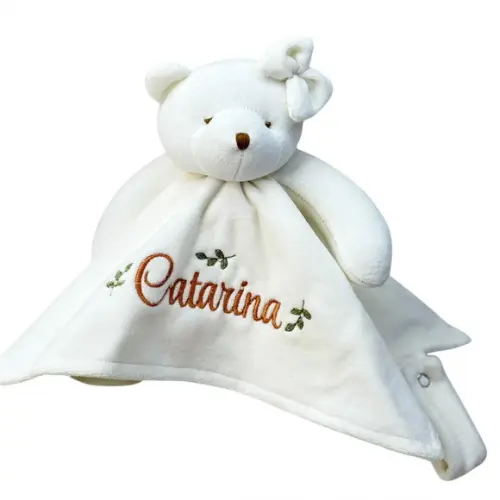 Kit Presente Cobertor e Naninha Personalizados Raposinha