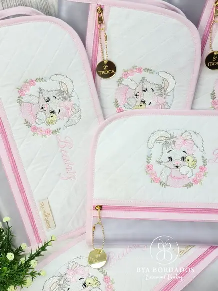 Kit Saquinho Maternidade Personalizado Coelhinha