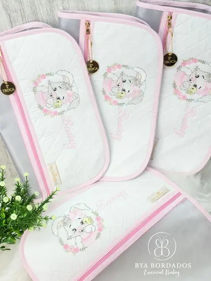 Kit Saquinho Maternidade Personalizado Coelhinha