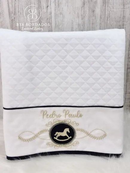 Manta Bebê Malha Matelasse